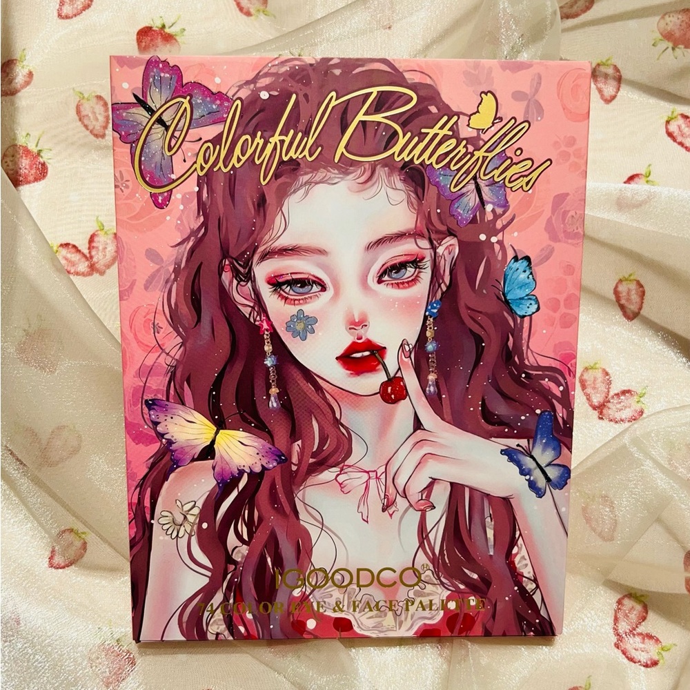 Colorful Butterflies eyeshadow palette